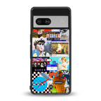 y2k collage aesthetic back phone cover | glass case for Google Pixel 7A