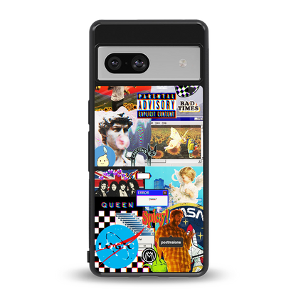 y2k collage aesthetic back phone cover | glass case for Google Pixel 7A