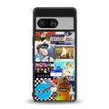 y2k collage aesthetic back phone cover | glass case for Google Pixel 8