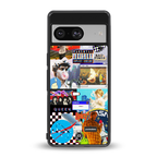 y2k collage aesthetic back phone cover | glass case for Google Pixel 8