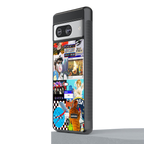 y2k collage aesthetic back phone cover | glass case for Google Pixel 8