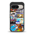 y2k collage aesthetic back phone cover | glass case for google pixel 9