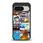 y2k collage aesthetic back phone cover | glass case for google pixel 9