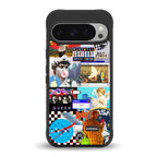 y2k collage aesthetic back phone cover | glass case for google pixel 9 pro