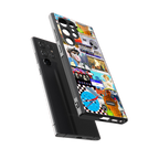 y2k collage aesthetic back phone cover | glass case for samsung galaxy s23 ultra