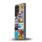 y2k collage aesthetic back phone cover | glass case for samsung galaxy s25 ultra