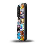 y2k collage aesthetic back phone cover | glass case for samsung galaxy s24