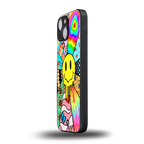 y2k doodle back phone cover | glass case for iphone 13 mini