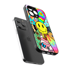 y2k doodle back phone cover | glass case for iphone 13 pro