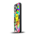 y2k doodle back phone cover | glass case for iphone 13 pro