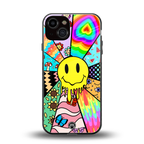 y2k doodle back phone cover | glass case for iphone 13