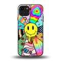 y2k doodle back phone cover | glass case for iphone 15