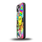 y2k doodle back phone cover | glass case for iphone 15