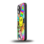 y2k doodle back phone cover | glass case for iphone 16