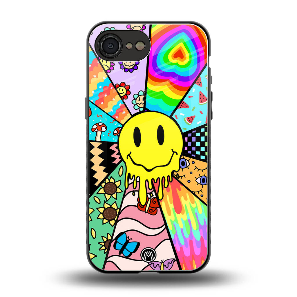 y2k doodle back phone cover | glass case for iphone 16e