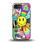 y2k doodle back phone cover | glass case for iphone 16e