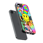 y2k doodle back phone cover | glass case for iphone 16e