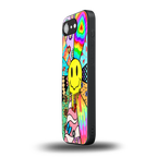 y2k doodle back phone cover | glass case for iphone 16e