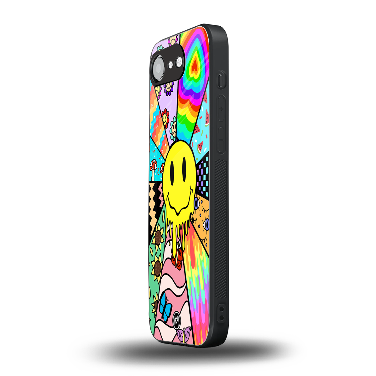 y2k doodle back phone cover | glass case for iphone 16e