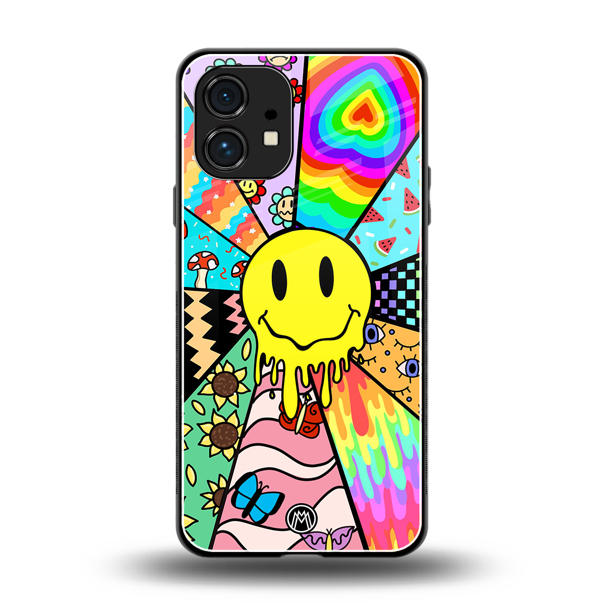 y2k doodle back phone cover | glass case for nothing phone 1