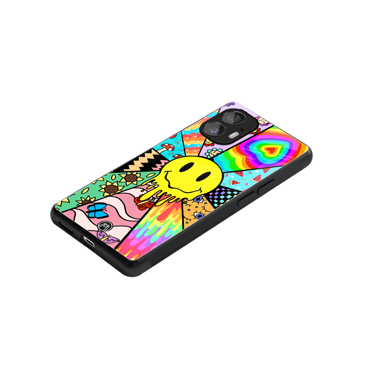 y2k doodle back phone cover | glass case for nothing phone 2