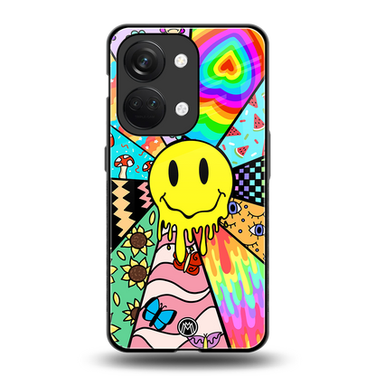 y2k doodle back phone cover | glass case for oneplus nord 3