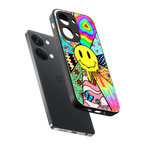 y2k doodle back phone cover | glass case for oneplus nord 3