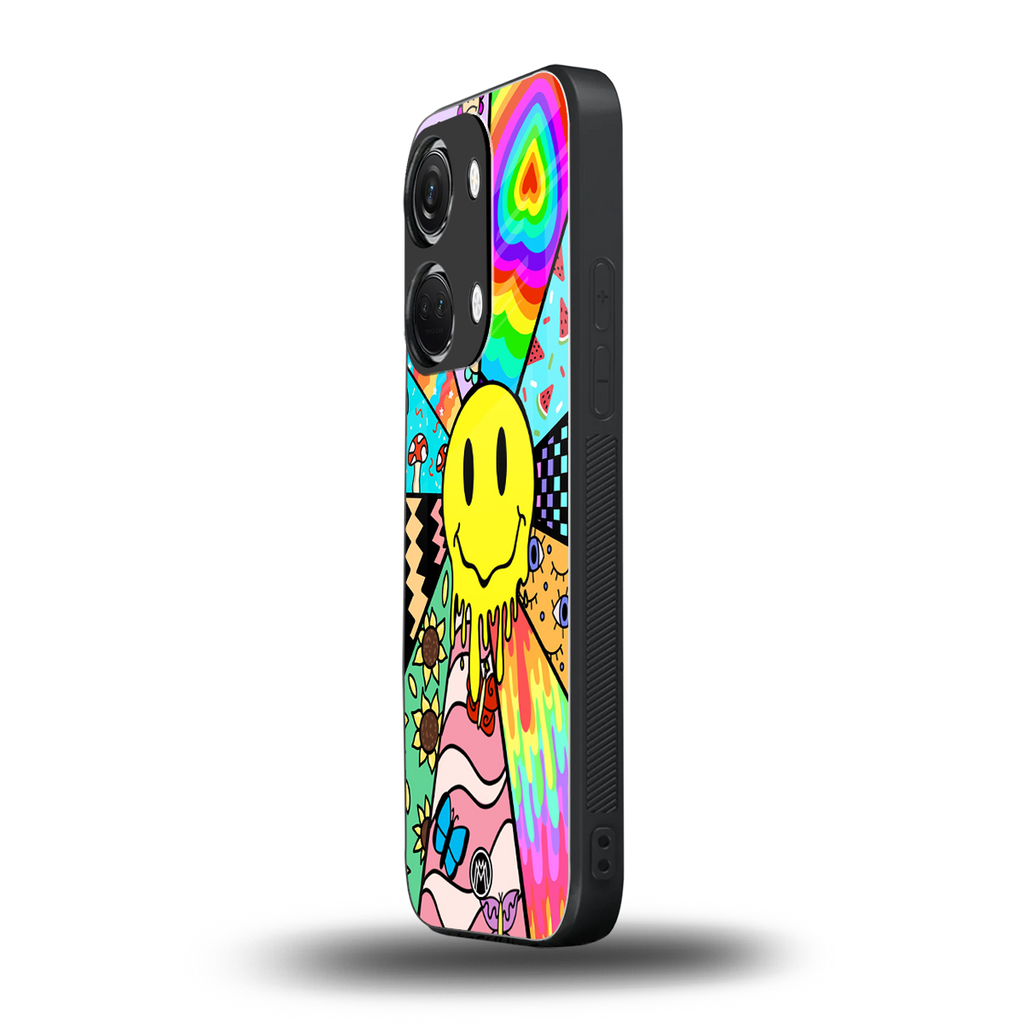y2k doodle back phone cover | glass case for oneplus nord 3
