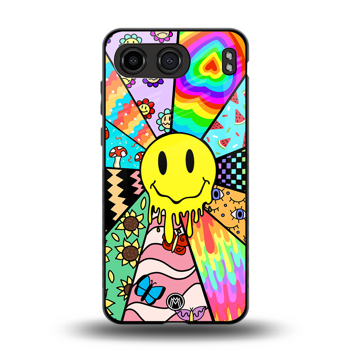 y2k doodle back phone cover | glass case for oneplus nord 4