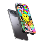 y2k doodle back phone cover | glass case for oneplus nord 4