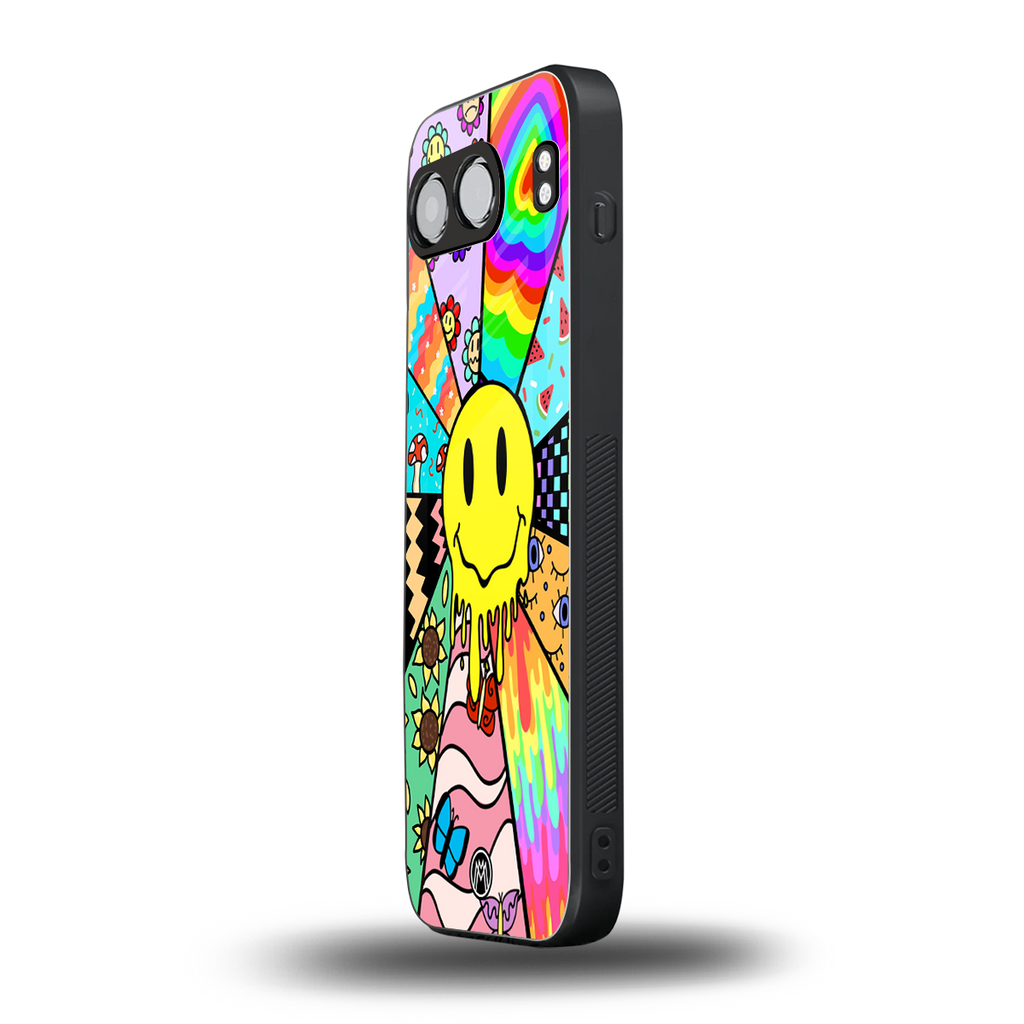 y2k doodle back phone cover | glass case for oneplus nord 4