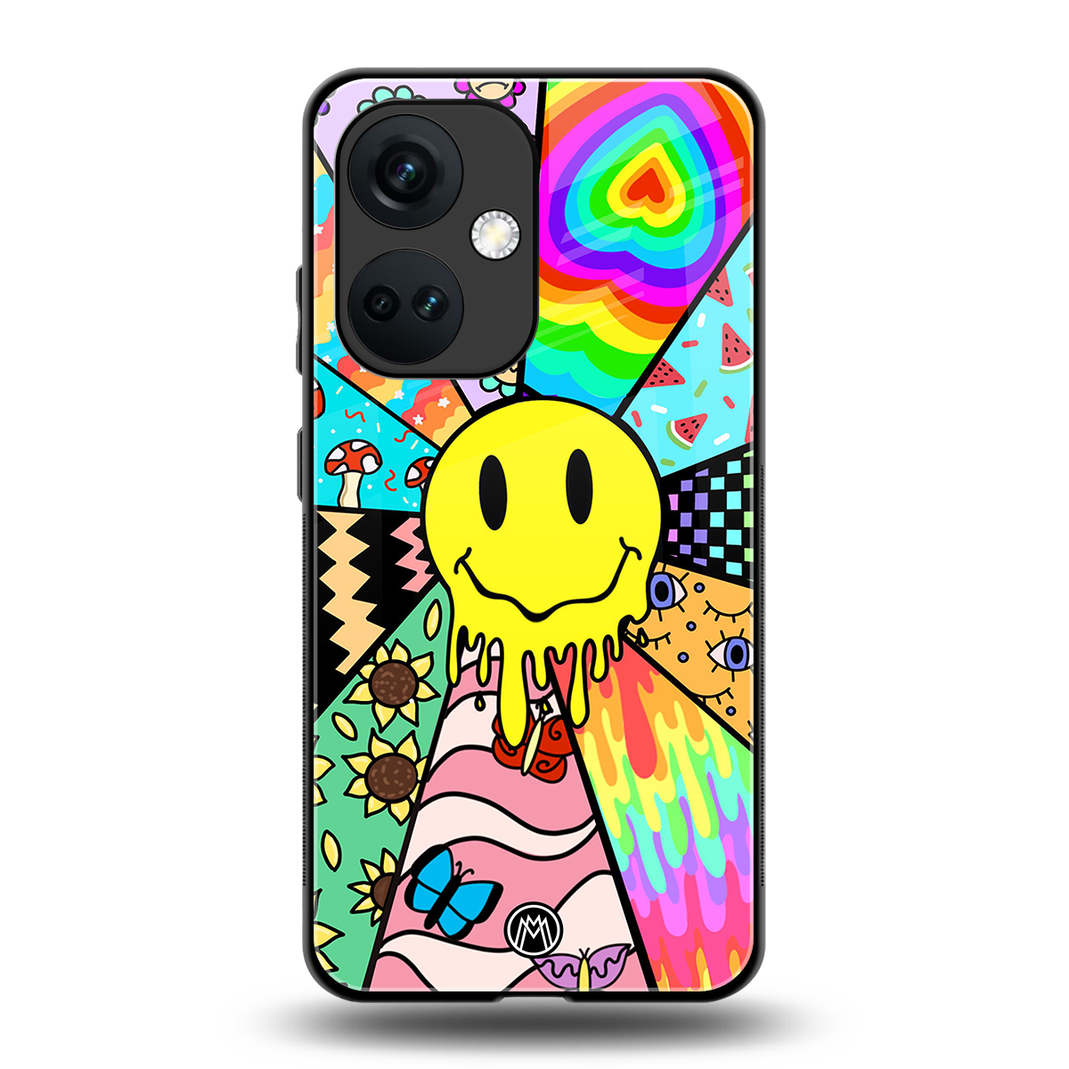 y2k doodle back phone cover | glass case for oneplus nord ce 3