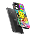 y2k doodle back phone cover | glass case for oneplus nord ce 3