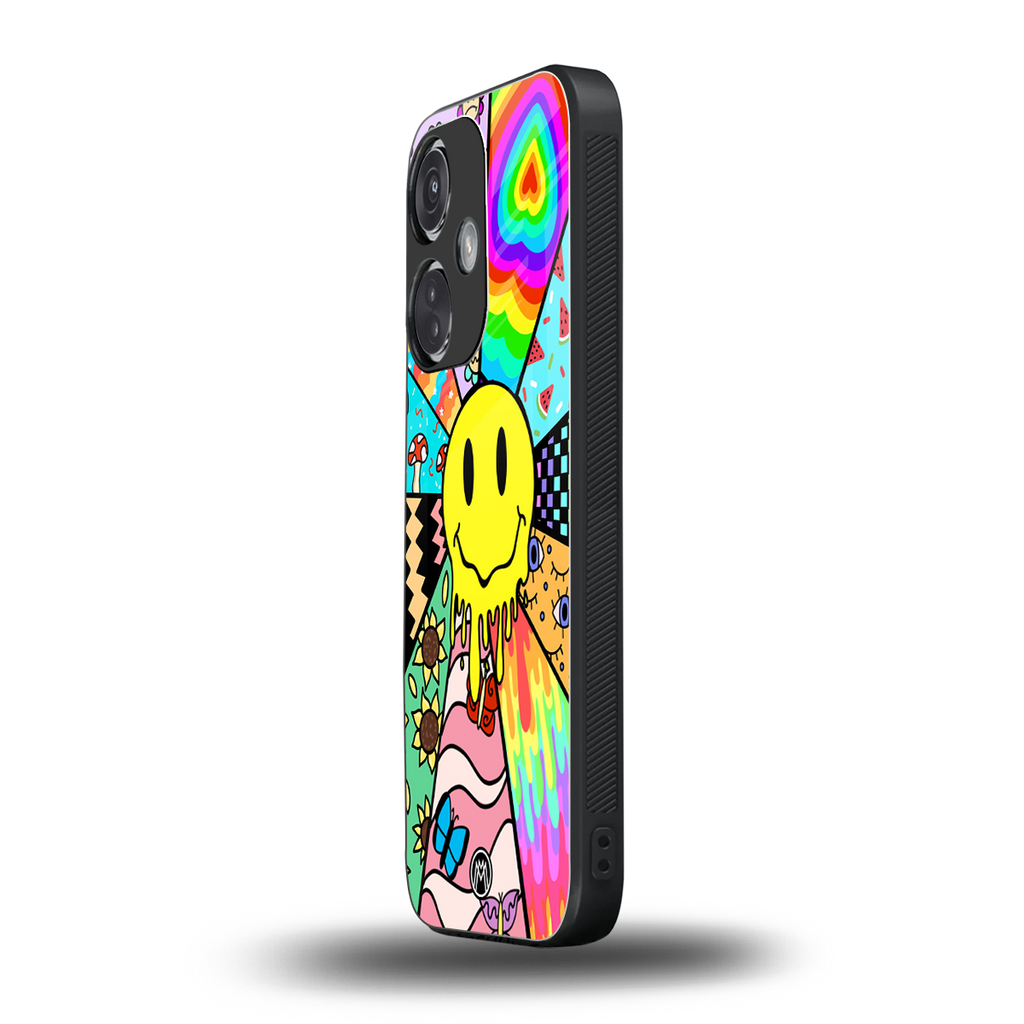 y2k doodle back phone cover | glass case for oneplus nord ce 3