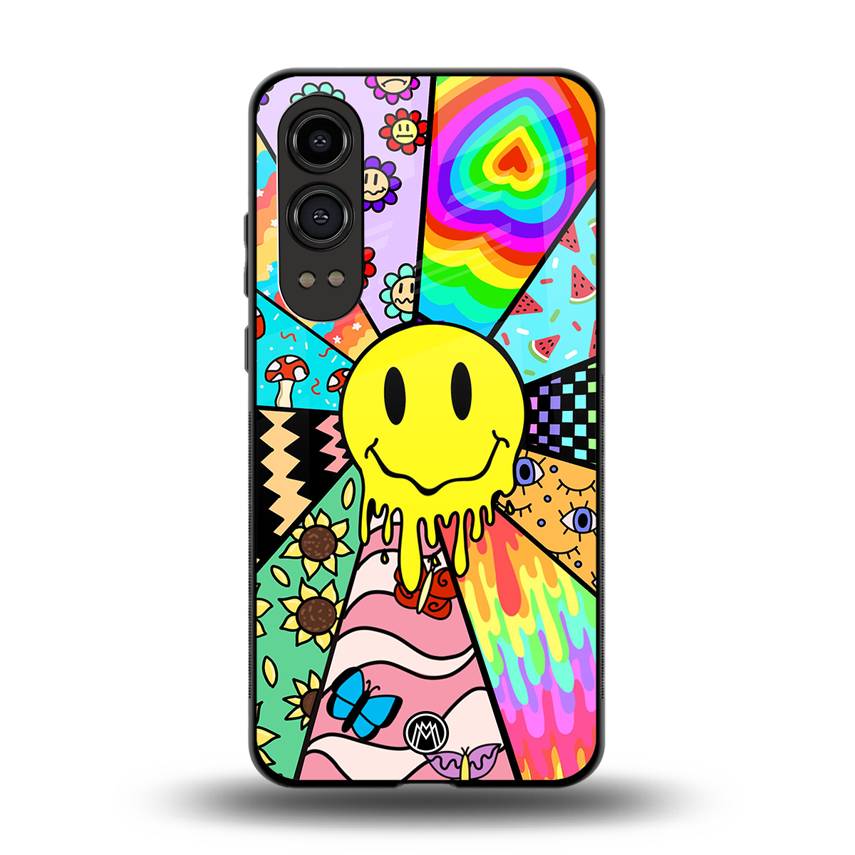 y2k doodle back phone cover | glass case for oneplus nord ce 4 lite
