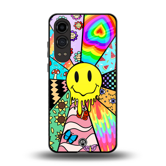 y2k doodle back phone cover | glass case for oneplus nord ce 4 lite