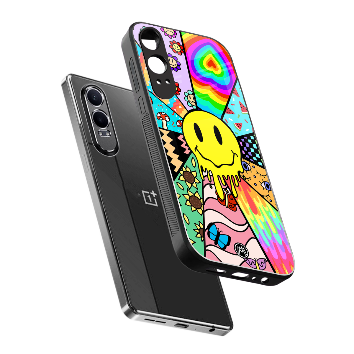y2k doodle back phone cover | glass case for oneplus nord ce 4 lite