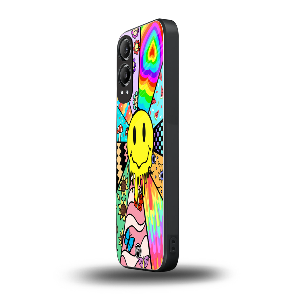y2k doodle back phone cover | glass case for oneplus nord ce 4 lite