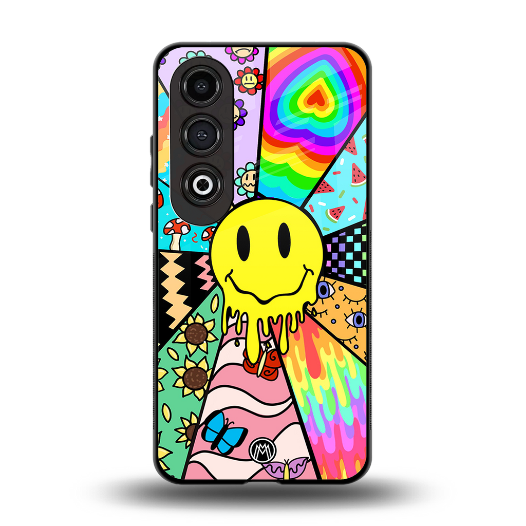 y2k doodle back phone cover | glass case for oneplus nord ce 4