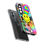 y2k doodle back phone cover | glass case for oneplus nord ce 4