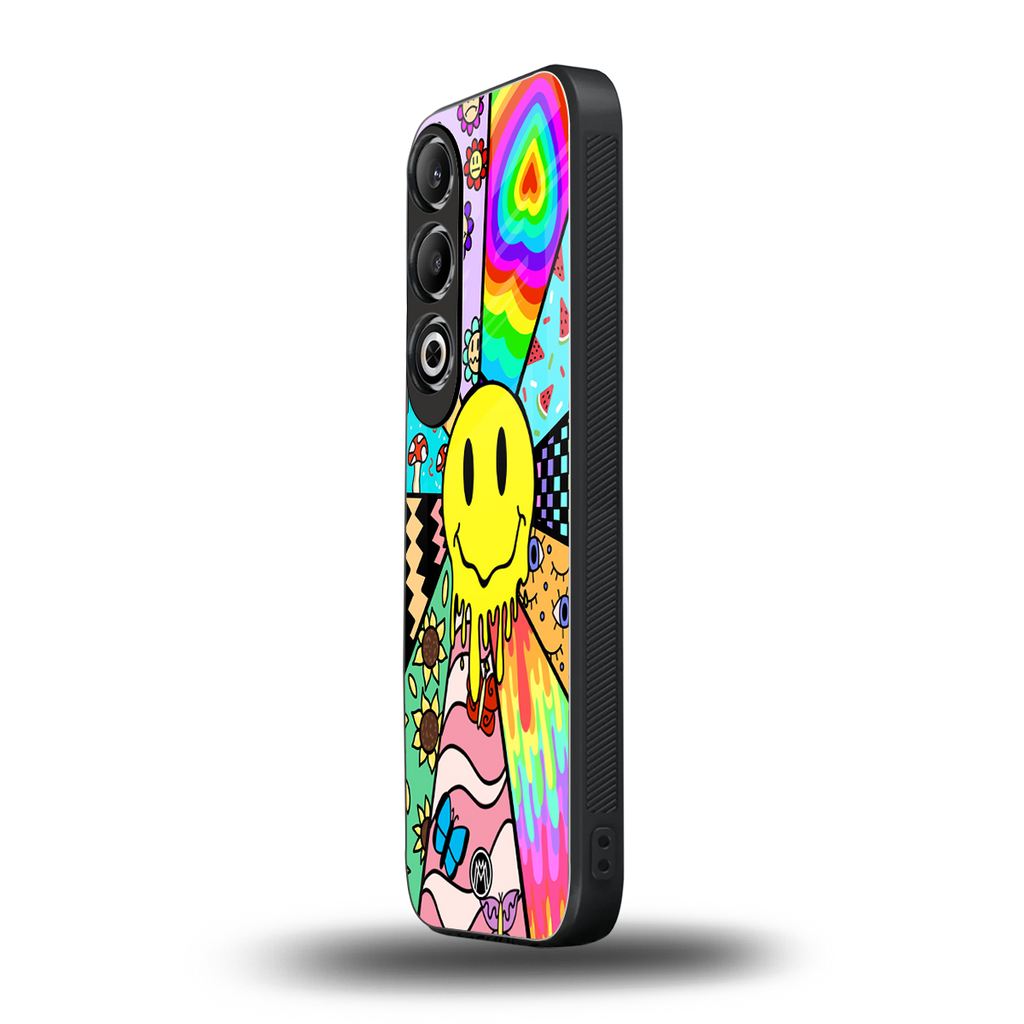 y2k doodle back phone cover | glass case for oneplus nord ce 4