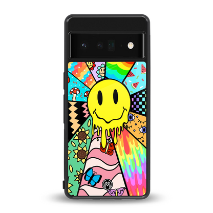 y2k doodle back phone cover | glass case for google pixel 6 pro