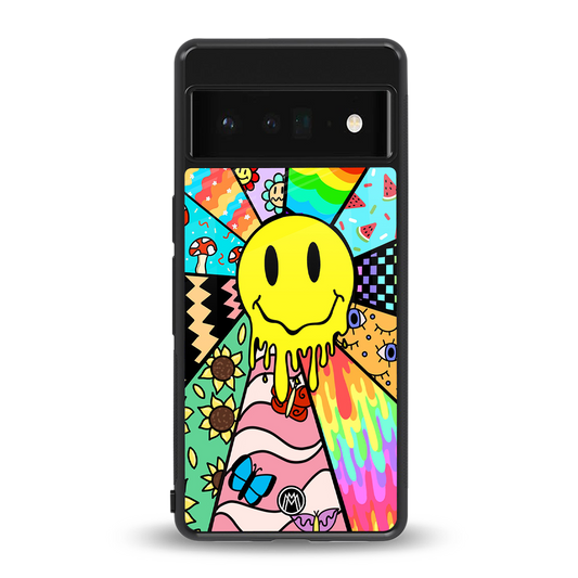 y2k doodle back phone cover | glass case for google pixel 6 pro
