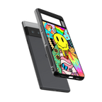 y2k doodle back phone cover | glass case for google pixel 6 pro