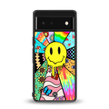 y2k doodle back phone cover | glass case for google pixel 6