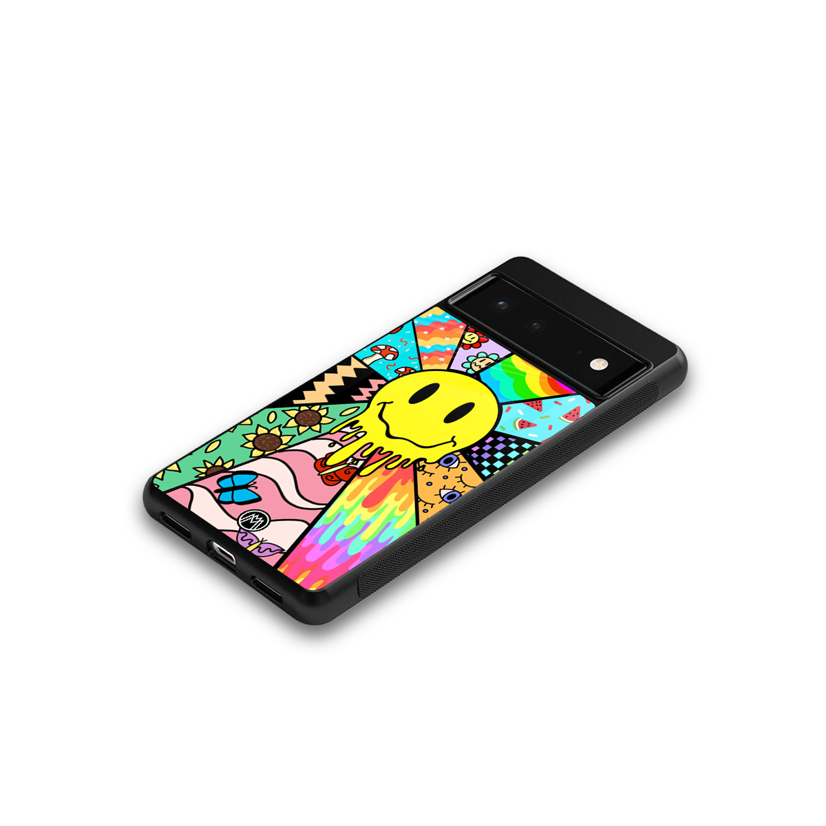 y2k doodle back phone cover | glass case for google pixel 6