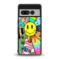 y2k doodle back phone cover | glass case for google pixel 7 pro