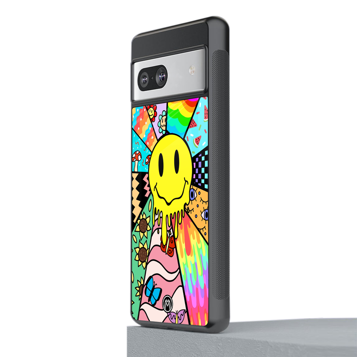 y2k doodle back phone cover | glass case for Google Pixel 7