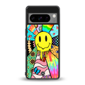 y2k doodle back phone cover | glass case for google pixel 8 pro