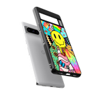 y2k doodle back phone cover | glass case for google pixel 8 pro